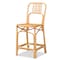 Baxton Studio Ivora Modern Bohemian Natural Brown Rattan Counter Stool 212-12787-ZORO - alternate 9